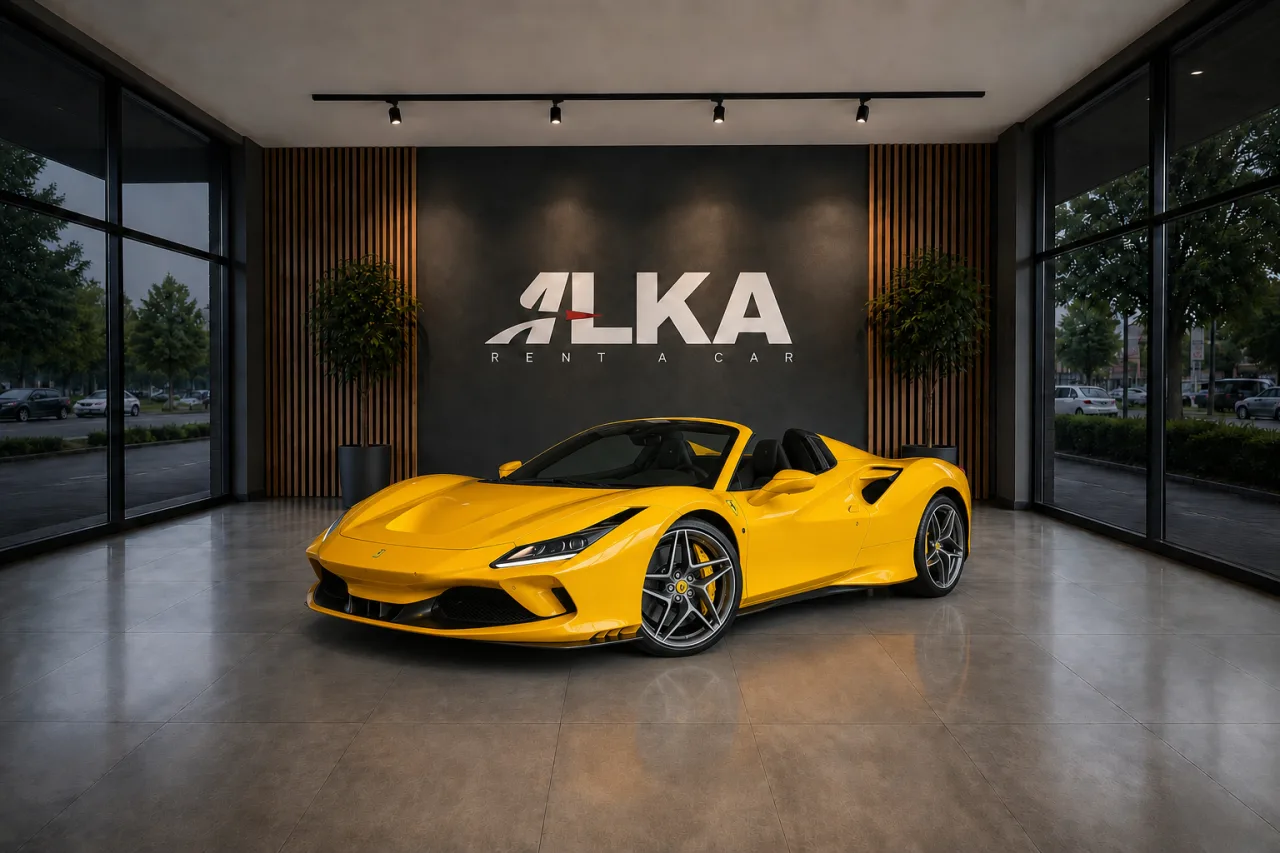 Ferrari F8 Spider Giallo